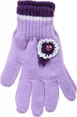 Варежки ДАЙС Flower р.5 сиреневый 13830200 