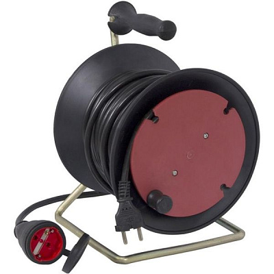 Подовжувач на котушці E.Next 2х2.5 5 кВт 40 м