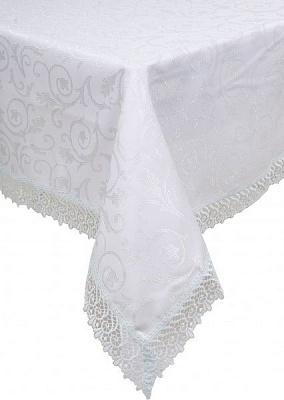 Скатертина KDK 160x300 см ментоловий Karna