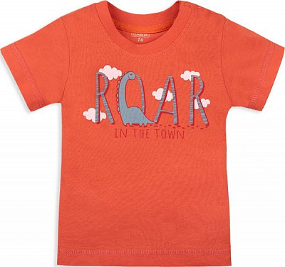 Футболка GABBI FT-20-13-1/1 Технозавр р.80 терракотовый 12165 