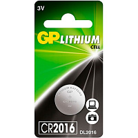Батарейка GP CR2016-U1шт дискова Lithium