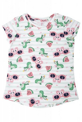 Футболка для дівчинки Luna Kids Flamingo р.98 мульті №0021/16197