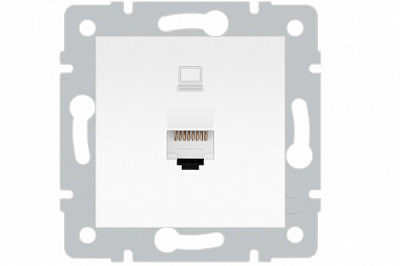 Механізм розетки комп’ютерна HausMark Stelo IP20 білий 501-0288-139