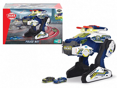 Трансформер Dickie Toys Гибрид-спасатель Полицейский бот 3794001