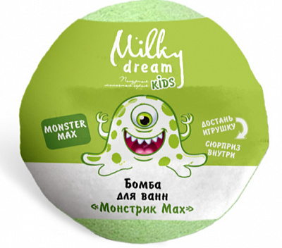 Бомбочка для ванни Milky Dream Монстрик Max 100 г (301728)