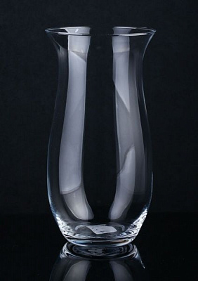 Ваза стеклянная прозрачная 16,5x32 см