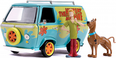Ігровий набір Jada 1:24 Scooby-Doo Mystic Bus з фігурками Скубі-Ду та Шеггі 253255024