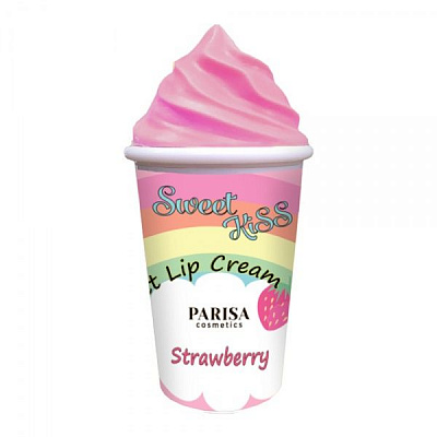 Бальзам для губ Parisa детский Мороженое Клубника 7 г