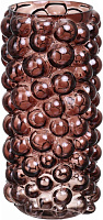 Ваза стеклянная Bubbles 30,5 см шоколадная 