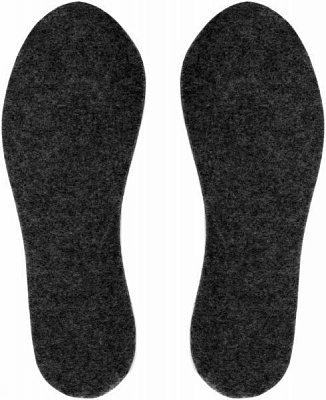 Стельки для обуви войлочные с фольгой Роллі 36-37 черный