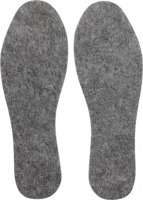 Стельки для обуви фетровые Роллі 36-37 серый