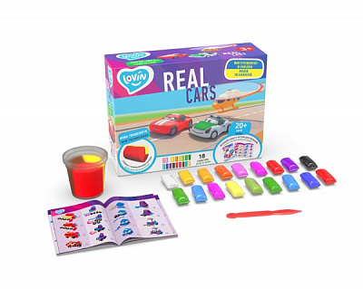 Набір тіста для ліплення Lovin Real Сars 41191
