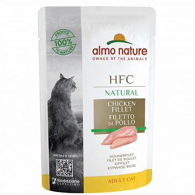 Консерва Almo Nature HFC Cat Natural з курячим філе 55 г
