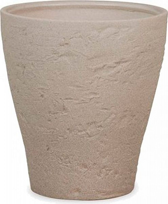 Кашпо для орхидей Scheurich круглый серый с коричневым 