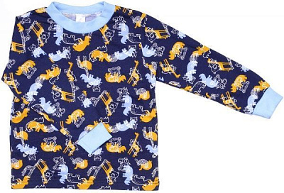 Піжама для хлопчиків Татошка р.92 синій із принтом 102702