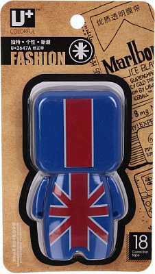 Корректор ленточный Человечек флаг