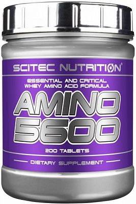 Аминокислоты Scitec Nutrition Amino 5600 без вкуса 200 капс. 
