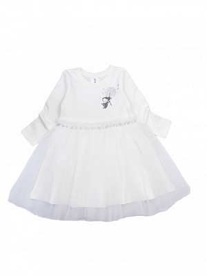 Платье Luna Kids с фатином р.104 молочный 