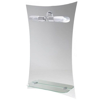 Зеркало UMT 054 77x42 см с подсветкой и полочкой