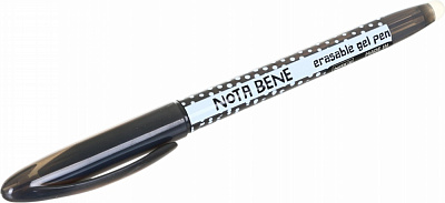 Ручка гелевая Nota Bene kids пиши-зітри 0,5 мм черный