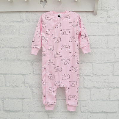 Комбинезон детский для девочки Blanka Мишка р.80-86 розовый 110778