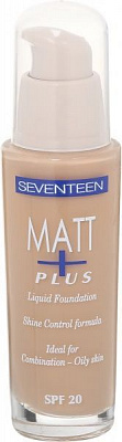 Тональный крем Seventeen Matt Plus Shine Control Foundation №04 30 мл