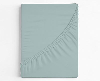Простирадло на резинці Sky Gray 180x200 см блакитно-сірий UP! (Underprice)
