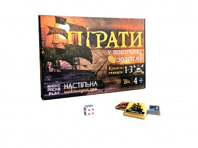 Шоколадный набор Shokopack игра Пираты 100 г 