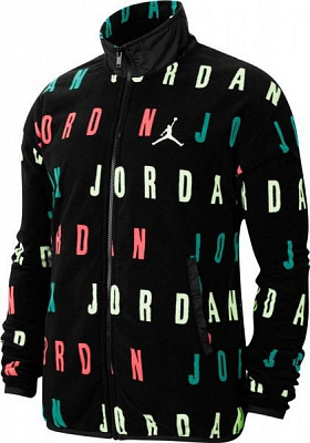 Джемпер Nike J SPRT DNA HBR FLC AOP FZ CT3570-010 р. XL черный