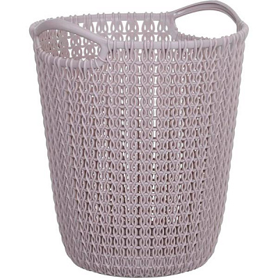 Корзина Curver KNIT для бумаги 7 л пудровый 240369