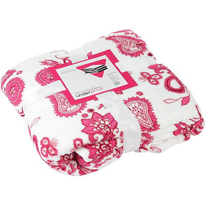 Плед мікрофібра Underprice Версаль бордо 160x200 см