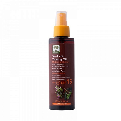 Олія Bioselect для засмаги SPF15 150 мл