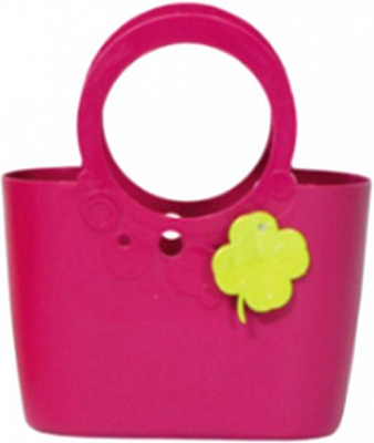 Кашпо пластикове Prosperplast Lily фігурний 6,4л фуксія