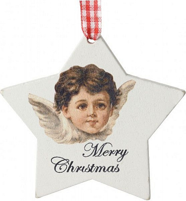 Підвіска Різдвяна зірочка 7 см