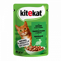 Корм для котів Kitekat в соусі з лососем 85 г
