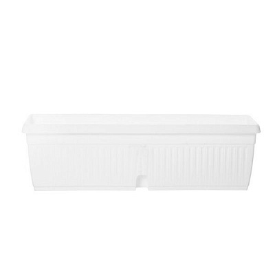 Ящик балконний Алеана Терра прямокутний 9л білий (114097)