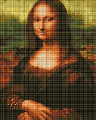 Алмазна мозаїка Мона Ліза 40x50 см DBS241 Brushme