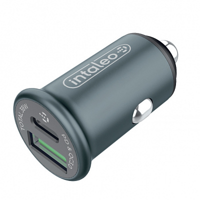 Зарядний пристрій — адаптер прикурювача-USB Intaleo CCGQPD238