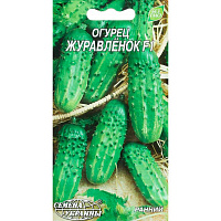 Насіння Семена Украины огірок Журавльонок F1 0,5г