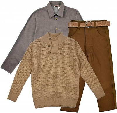 Комплект дитячого одягу Fornello 2206 р.92-98 сірий 2206