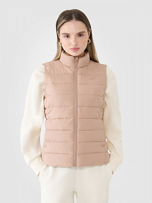 Жилет 4F VEST JACKET F181 4FWSS25TVJAF181-83S р.M бежевый