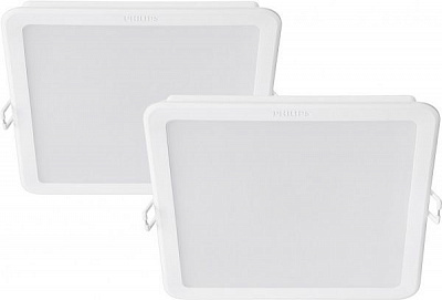 Світильник точковий Philips Meson 2 шт./уп. LED 13 Вт 6500 К білий 915005748501/2