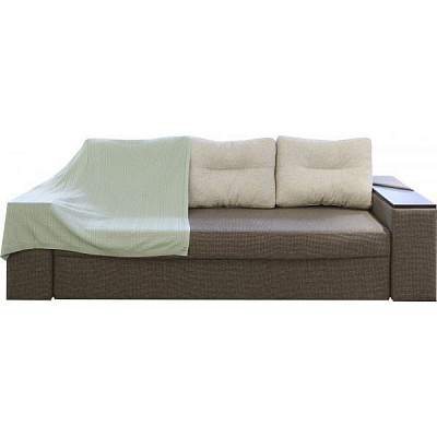 Плед ажурный 130x170 см мятный Прованс 