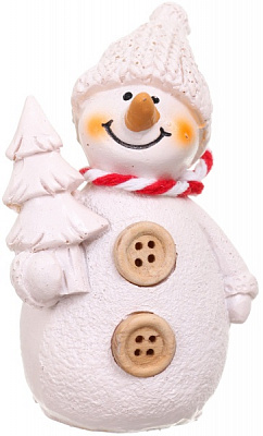 Декоративна фігура у формі сніговика APF471140 7,5 см
