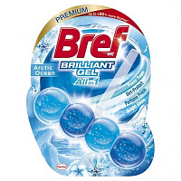Туалетный блок Bref Brilliant гель Арктический океан 42 г 