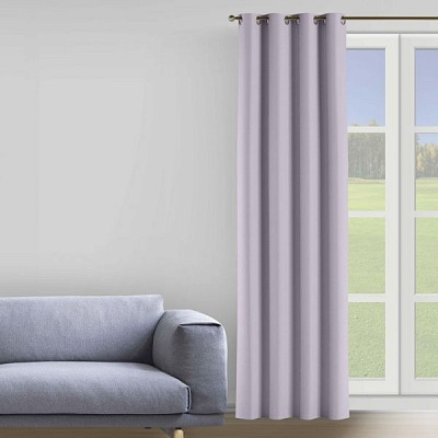 Штора Velour 200х258 см сіро-блакитний Decora textile