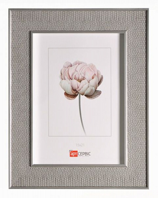 Рамка для фото Арт-Сервіс ЭА-01744 15x21 см сірий зі сріблястим