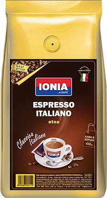 Кава в зернах Ionia Espresso Italiano Etna 1 кг 8005883200112