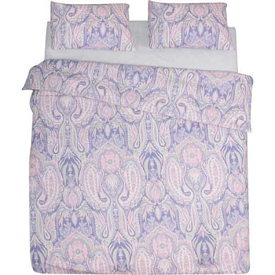 Комплект постільної білизни Венеція 2.0 фіолетовий із рожевим UP! (Underprice)
