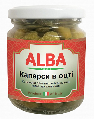 Каперси ALBA FOOD в оцті 60 г